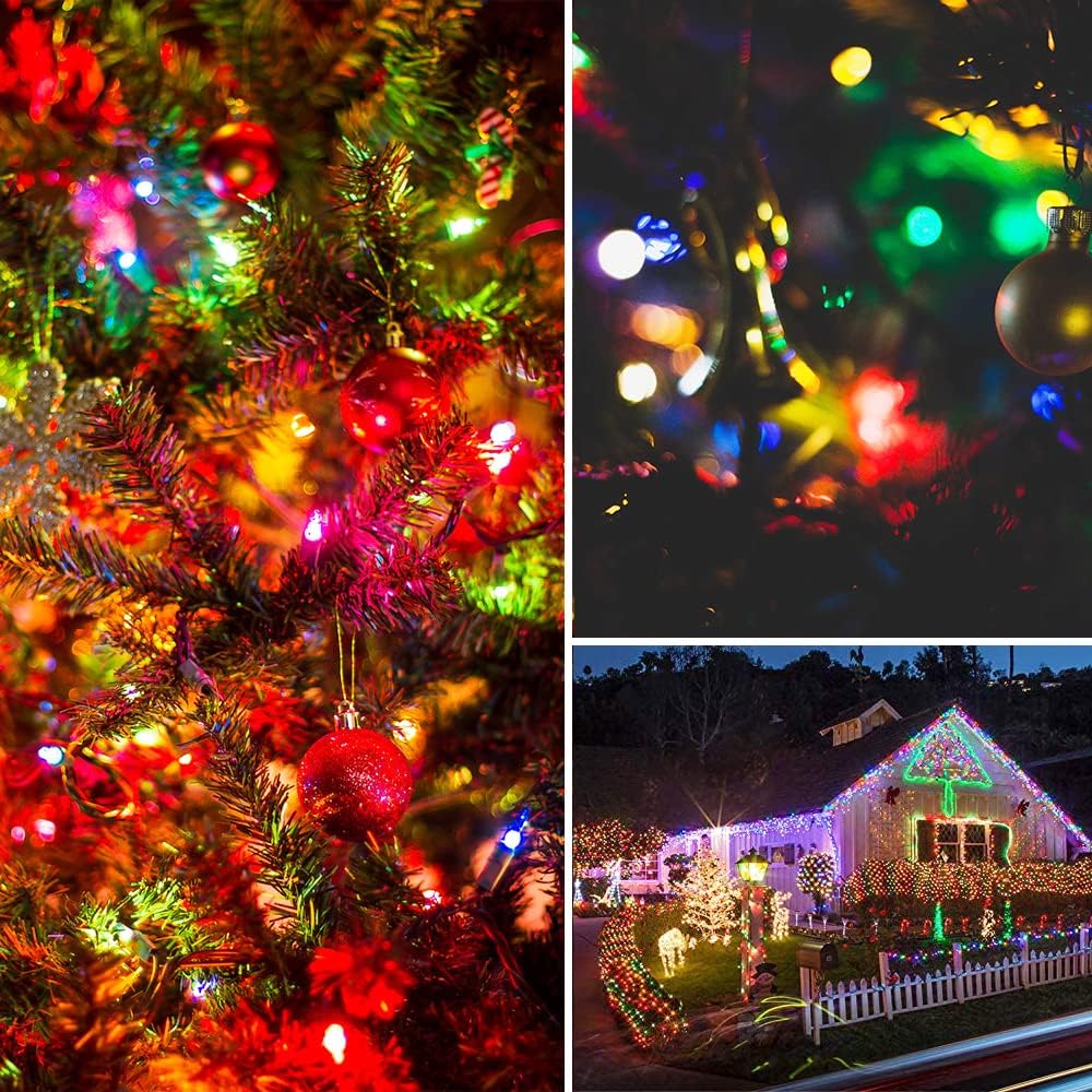 50 LED Battery Operated String Lights Waterproof Indoor Outdoor Multicolor