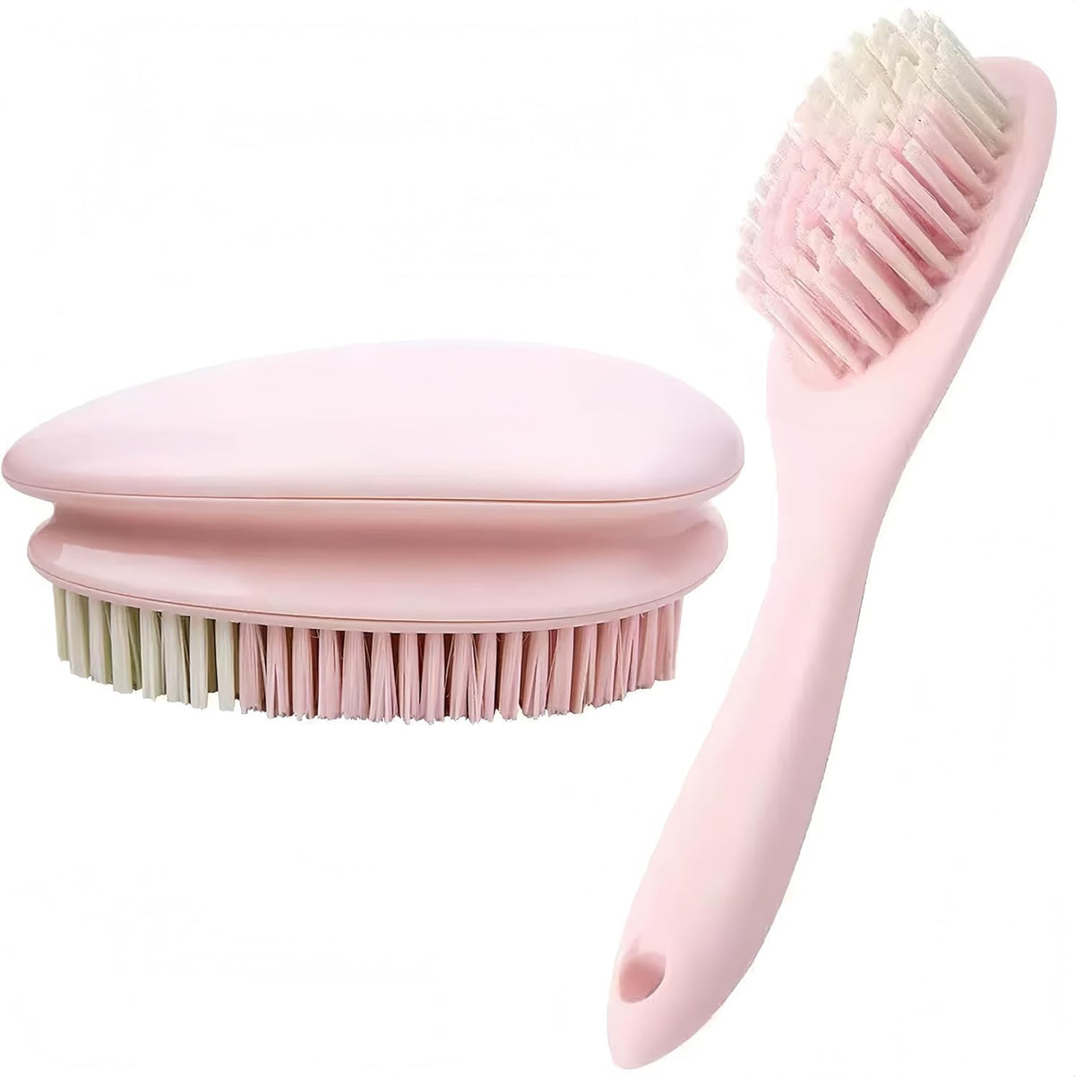 2 Pack Soft Bristle Cleaning Scrub Brush Laundry Brush Scrubber Brush