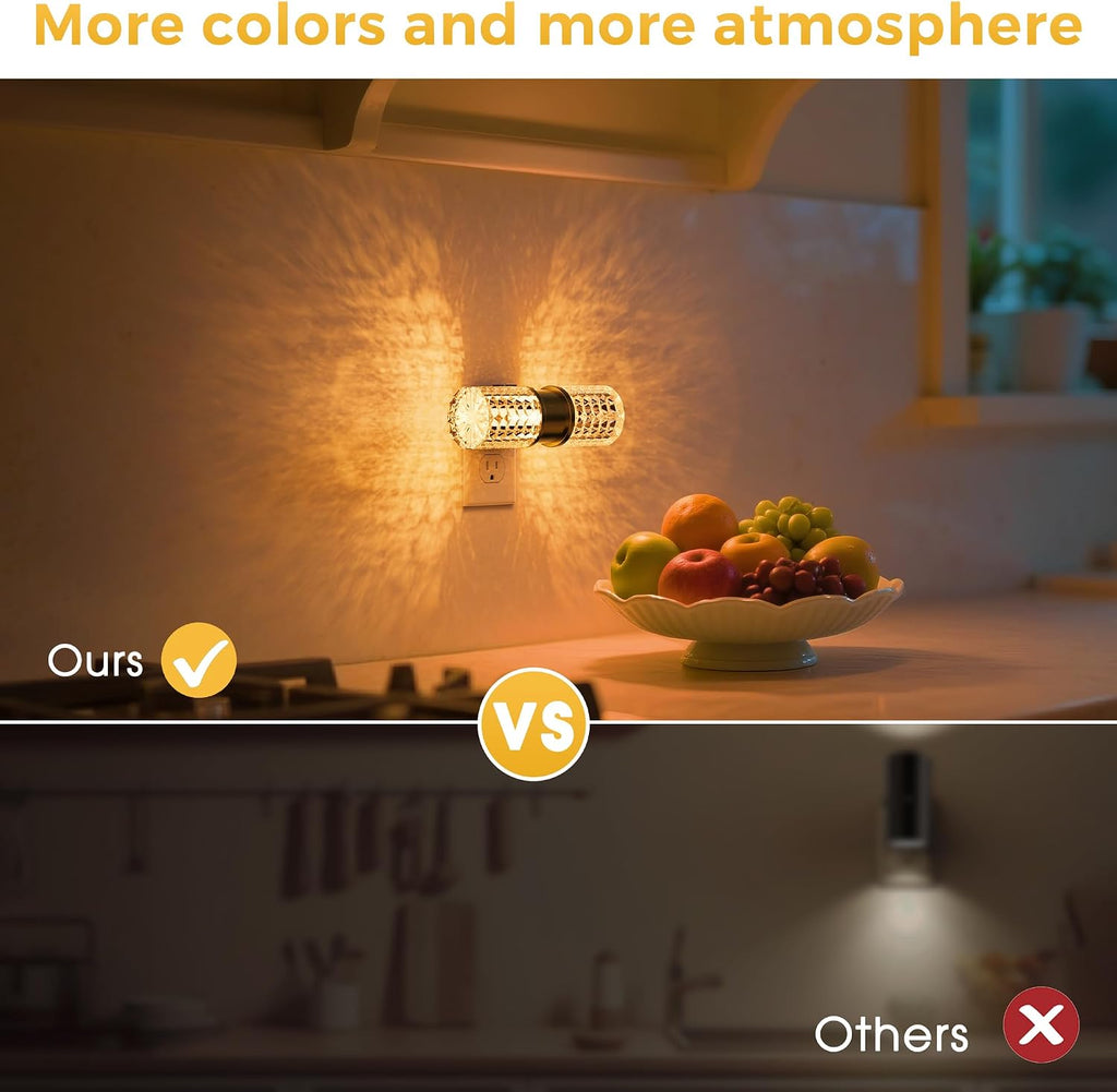 L LOHAS LED Night Light, 10-Color Change RGB Night Lights Plug into Wall