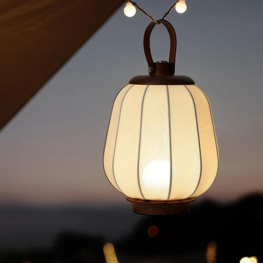 Cordless Rechargeable Lantern Table Lamp Indoor Outdoor Dimmable Touch LED