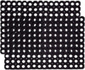 SafetyCare Interlocking Rubber Drainage Floor Mat - Anti-Fatigue - 24 x 16 inches - 2 Mats