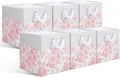 Pink Floral Cube Storage Bin Set of 6 Cube Storage Basket, 11.22 Inch