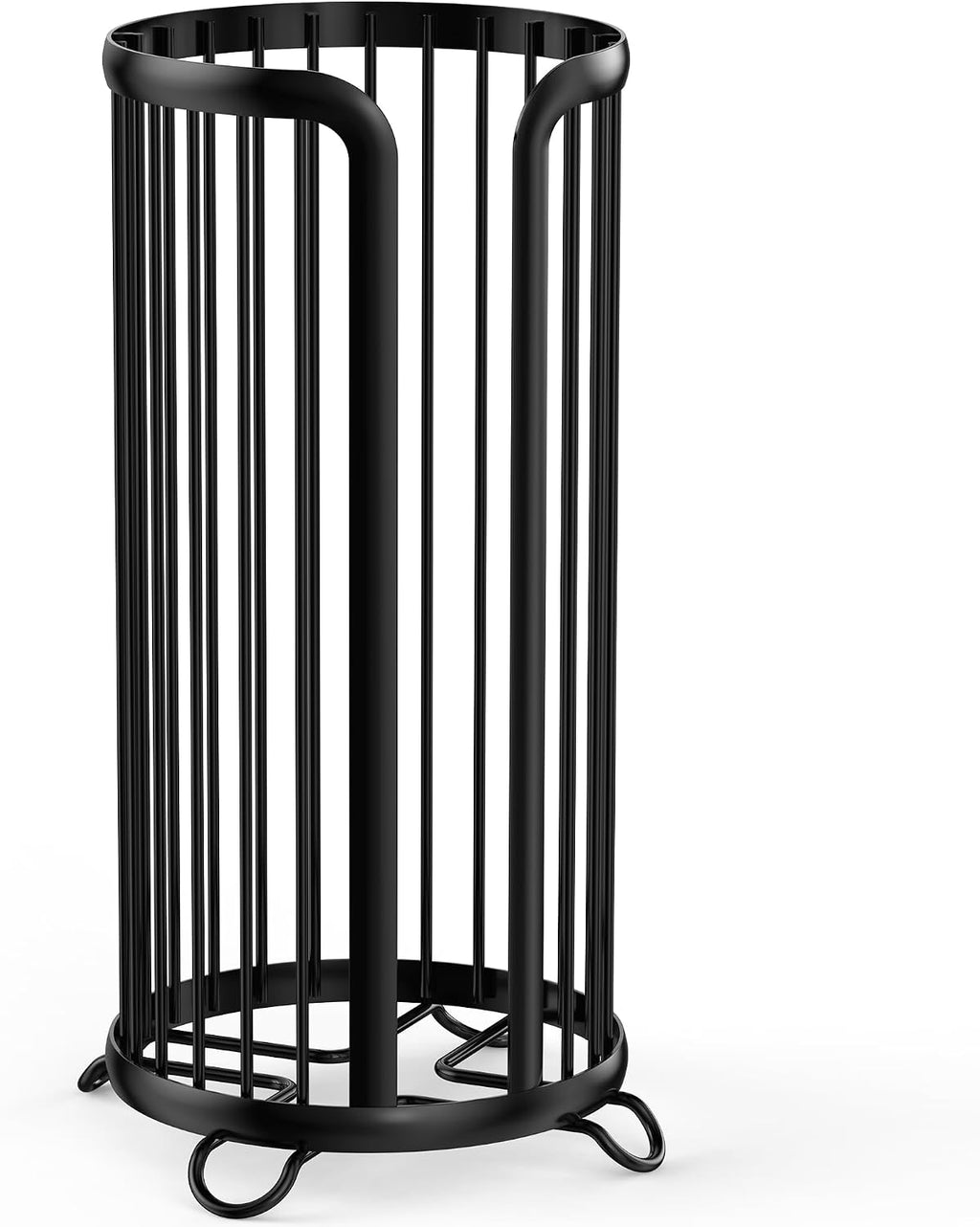 Bunoxea Toilet Paper Holder Stand, Freestanding Toilet Paper Storage,Black
