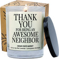 House Warming Gifts New Home 2025 for Women Men Friends - Funny Housewarming Candle, Neighbor Present Ideas for Hostess, Welcome, Homeowner, Apartment, Moving, Farewell, 100% Soy Wax, Made in USA