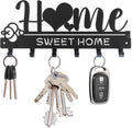 “Home Sweet Home”Key Holder wall Mount(Normal Size:11.02x4.84inches)