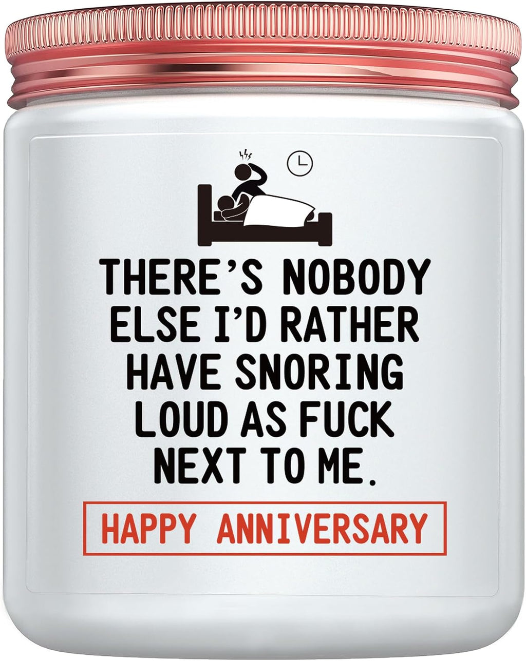 Funny Anniversary Candle Gift for Her Him - Humorous Romantic Boyfriend, Girlfriends, Husband, Wife Wedding Anniversary Present - Lavender Scented