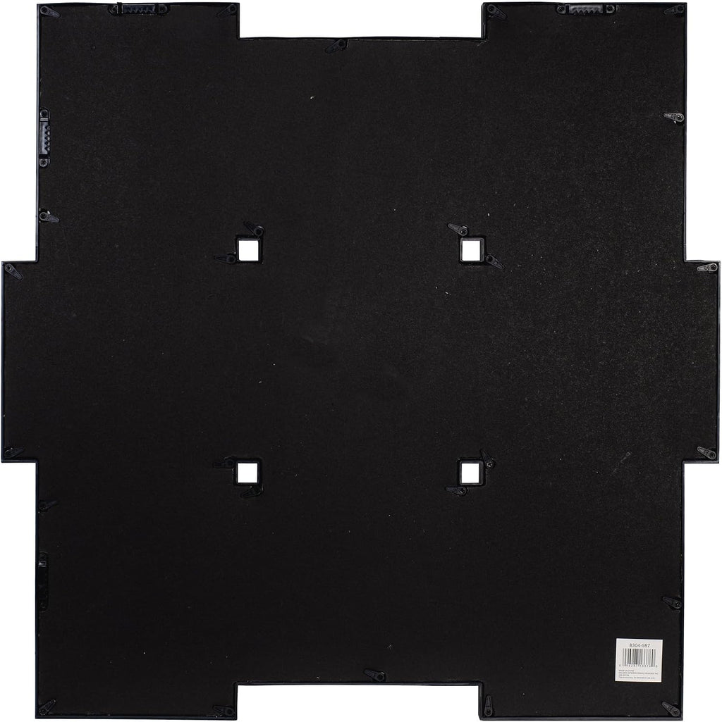 Malden International Designs 5 x 7 9-Opening Dimensional Collage Photo Wall Frame, Black