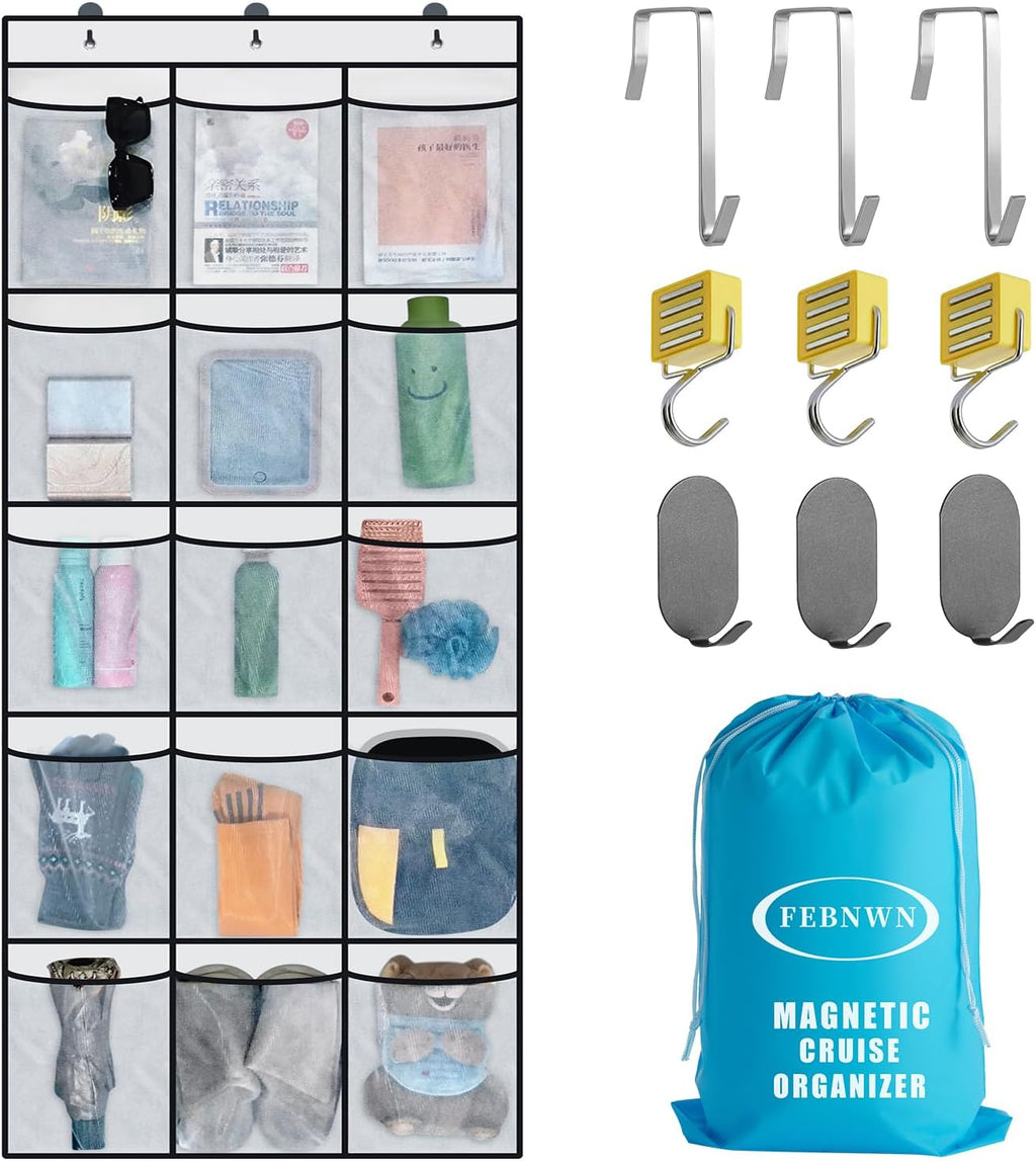 Magnetic Cruise Door Organizer,Over The Door Organizer For Cruise Ships