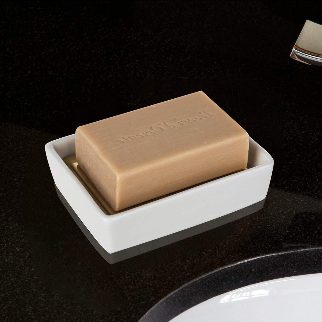 IMEEA Gold Soap Dish SUS304 Stainless Steel Soap Holder for Bathroom
