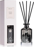 Airkeep Reed Diffuser Set,Clean Linen Luxury Scented Diffuser with Sticks Long Lasting Home Fragrance for Bathroom Shelf Decor 6.09 fl oz (180ml)