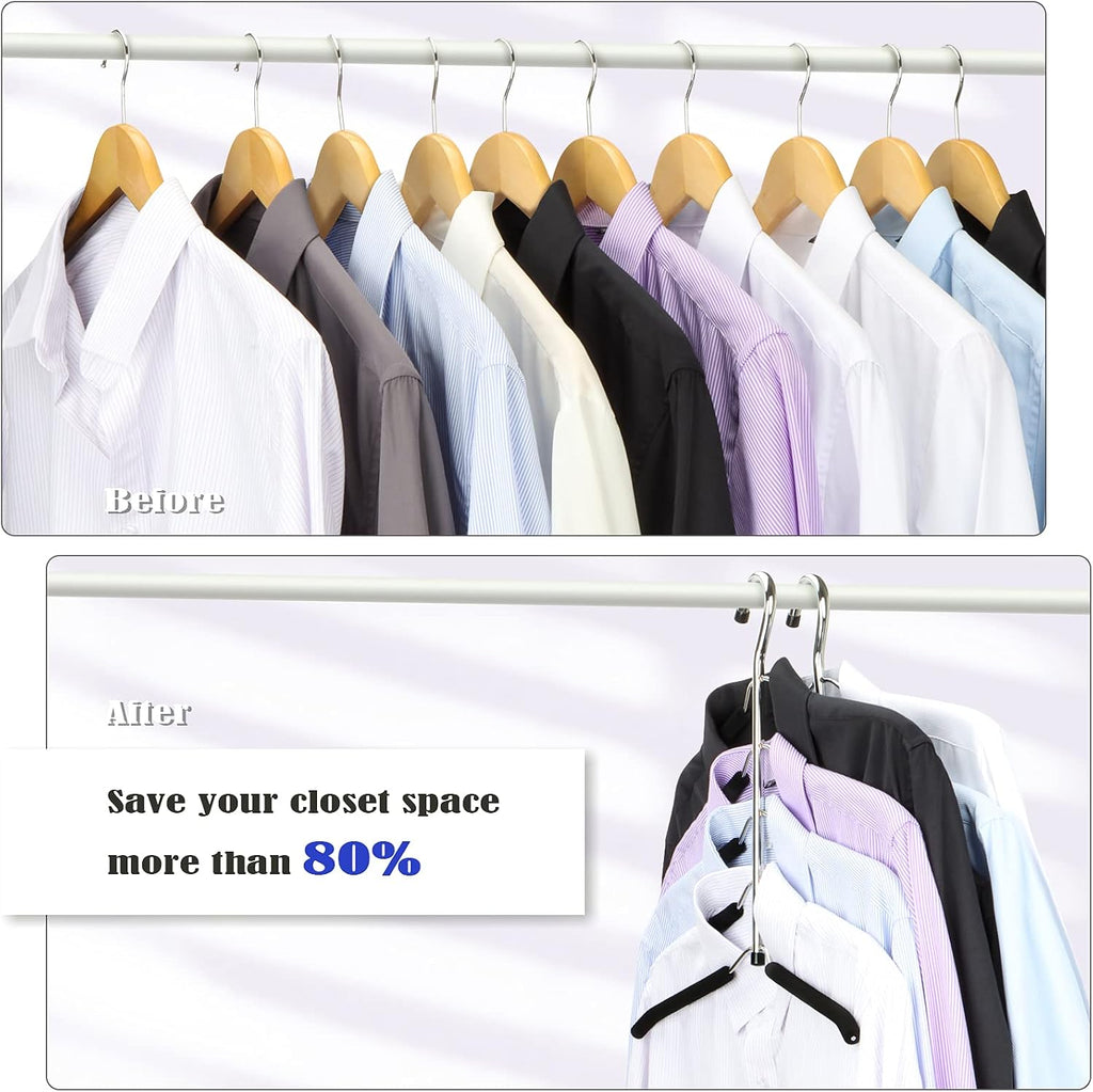 Hangers Space Saving Clothes Hanger 2 Packs