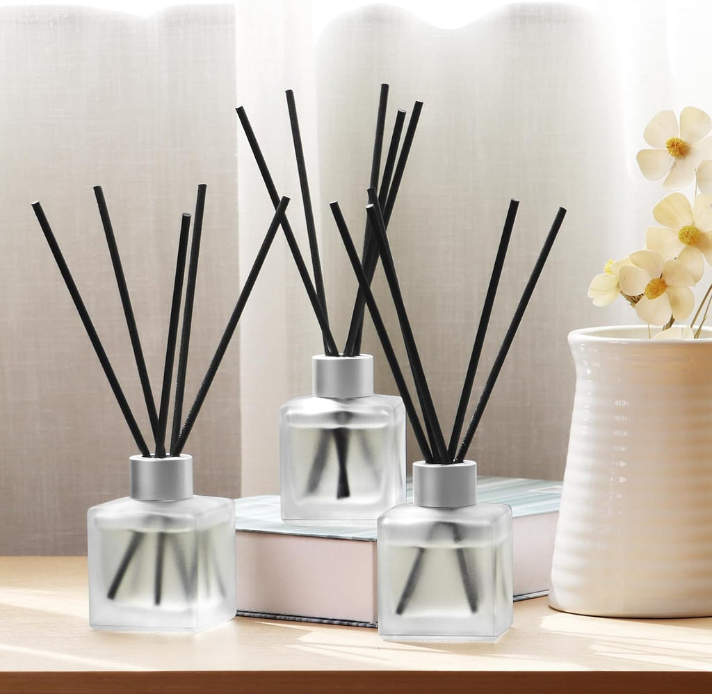 Reed Diffuser Set of 3, Long-Lasting Woody Home Fragrance