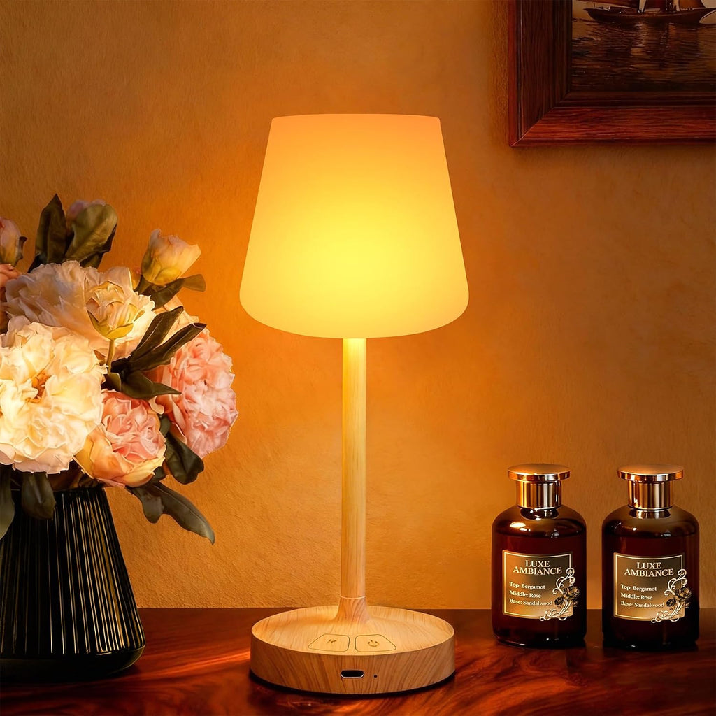 Waterproof Outdoor Table Lamp Rechargeable Cordless Camping Light