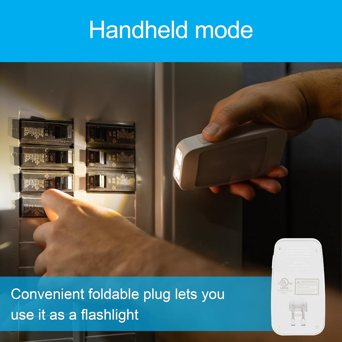GE Plug in Power Failure Night Light with Dusk to Dawn Sensor