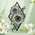 ruelen Metal Sunflower Wall Art,Boho Floral Wall Decor Home Decor