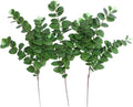 Forlaoers Green Fake Eucalyptus Faux Greenery Stems Silk Plants 32" Tall Leaves Olive Branches for Vases Home Decor Floral Arrangements Indoor Wedding Flowers (B:3pcs 31" Tall Green Eucalyptus)