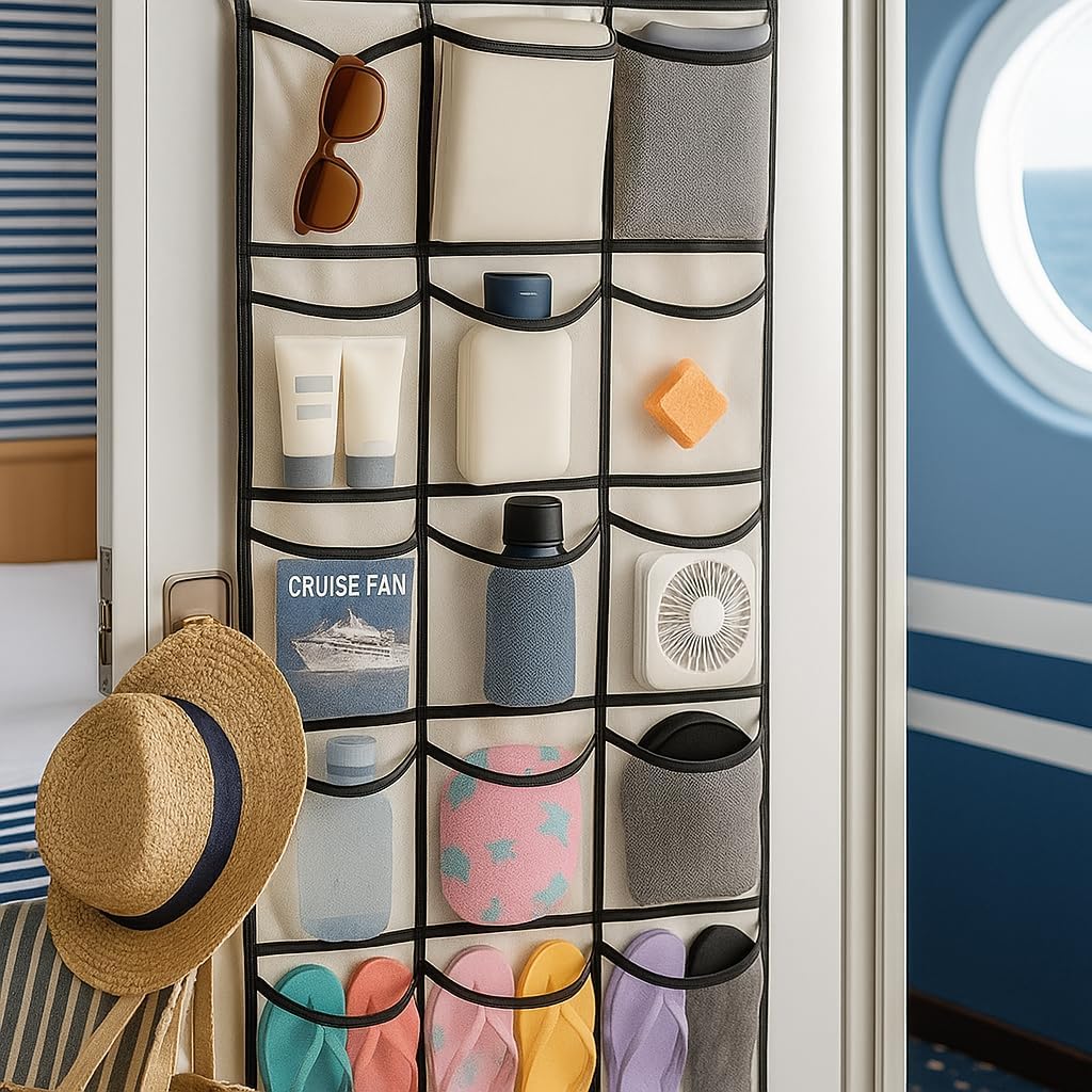 Cruise Ship Magnetic Door Organizer - Cruise Essentials 2026
