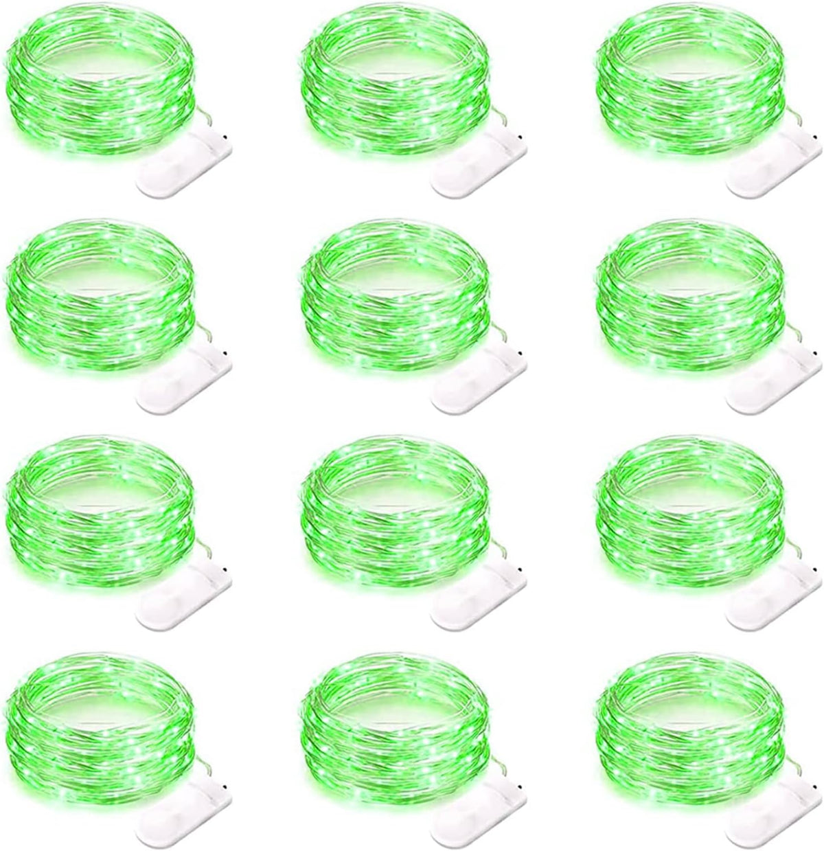12 Pack 7FT 20LED Fairy Lights Battery Operated String Lights