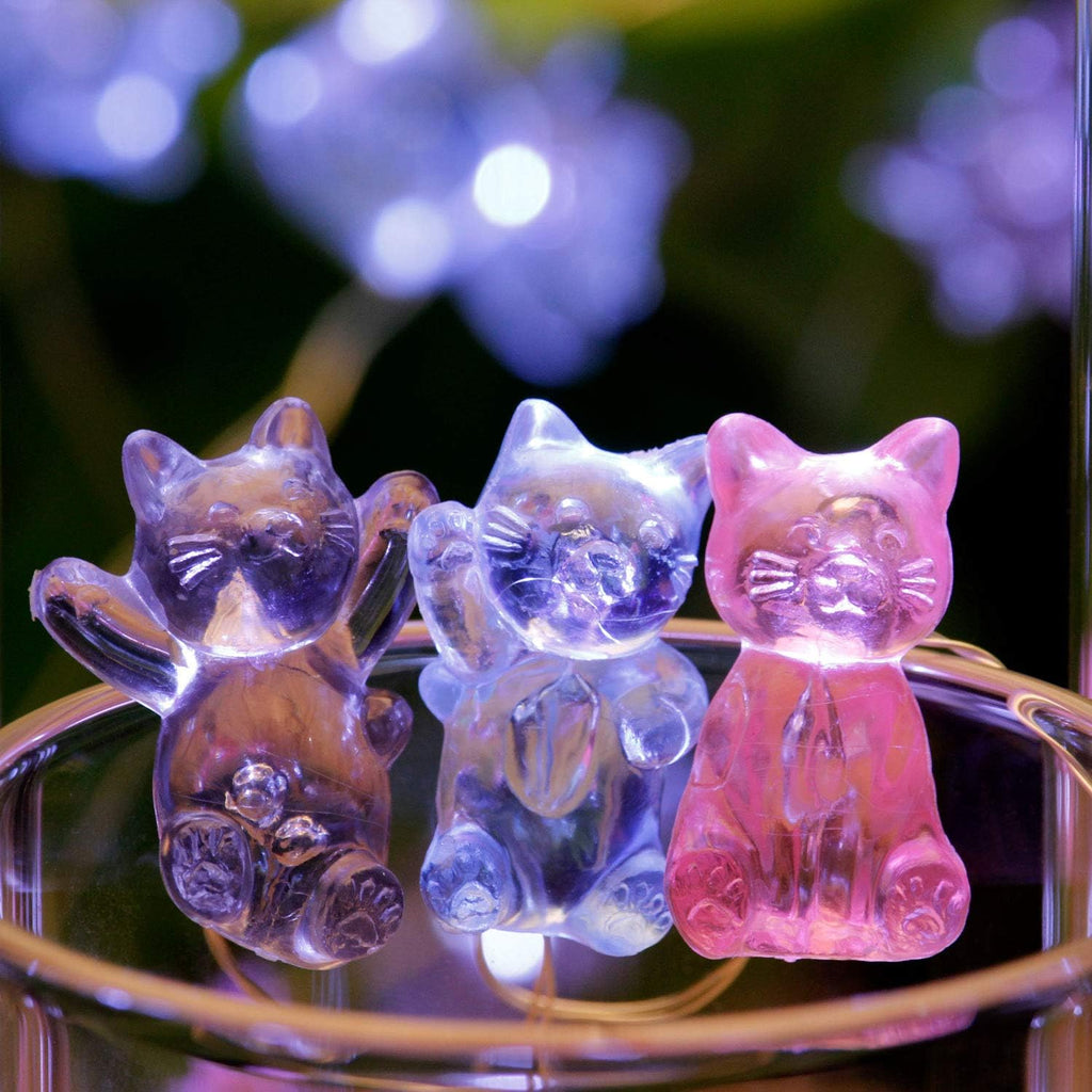 Impress Life 3D Kitty Cat String Lights:10 ft 30 LEDs Fairy Lights