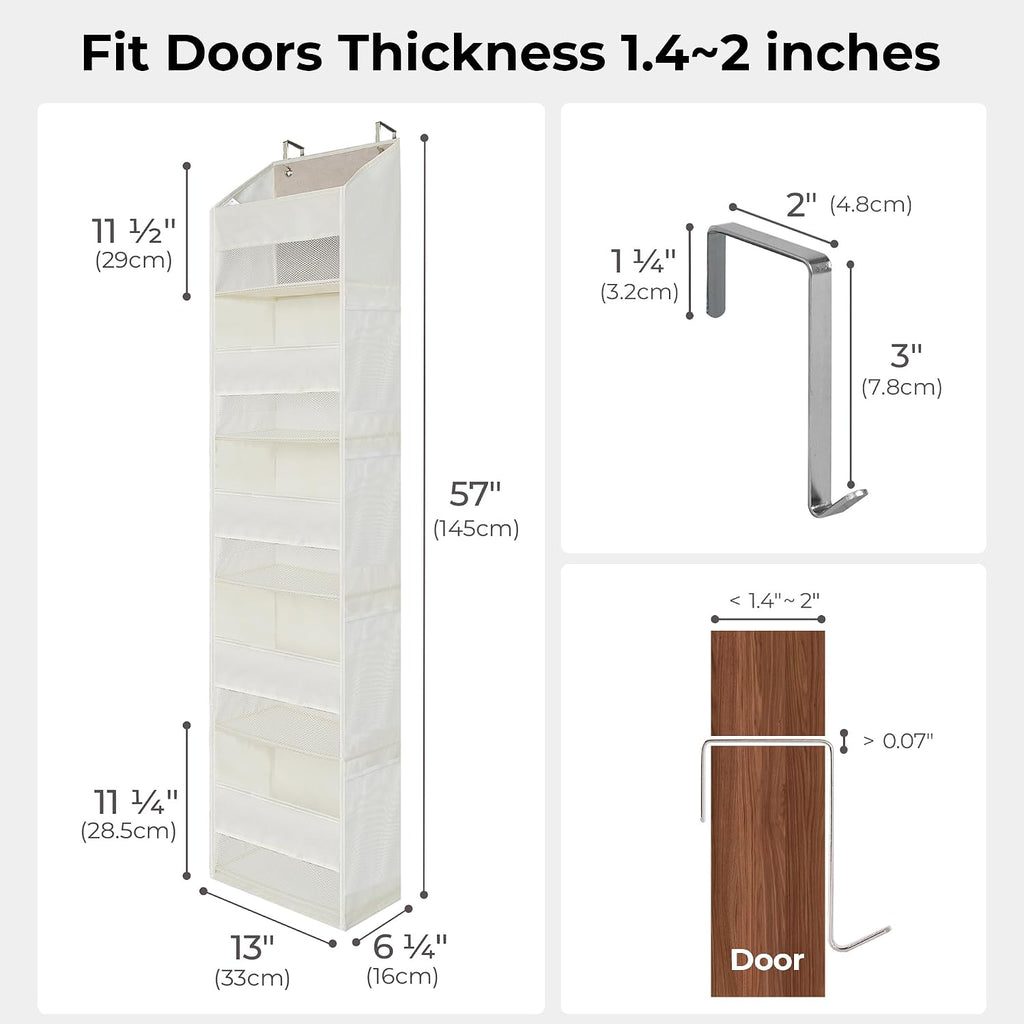 GRANNY SAYS Over the Door Organizer, 5-Shelf Behind the Door Storage