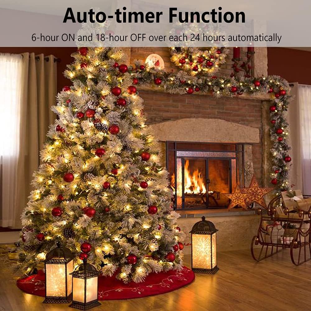 Battery Operated Christmas Lights - 50 LED Christmas Tree Lights