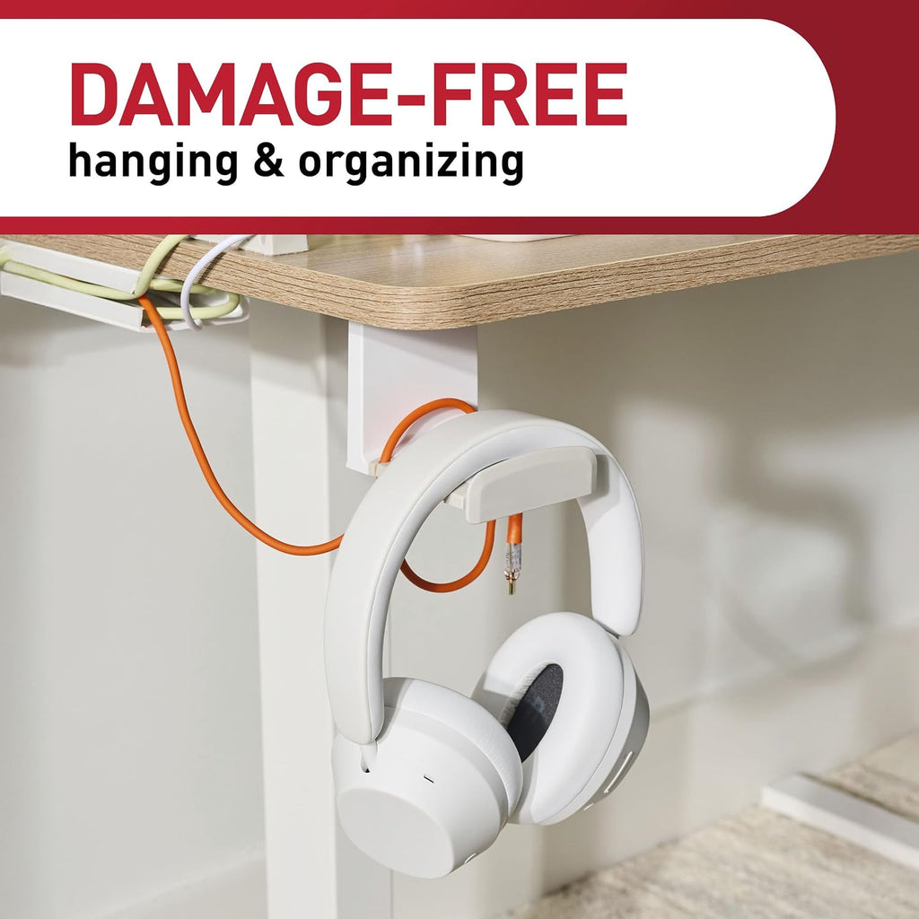 Command Headphone Hanger, 1 Hook, 4 Large Strips