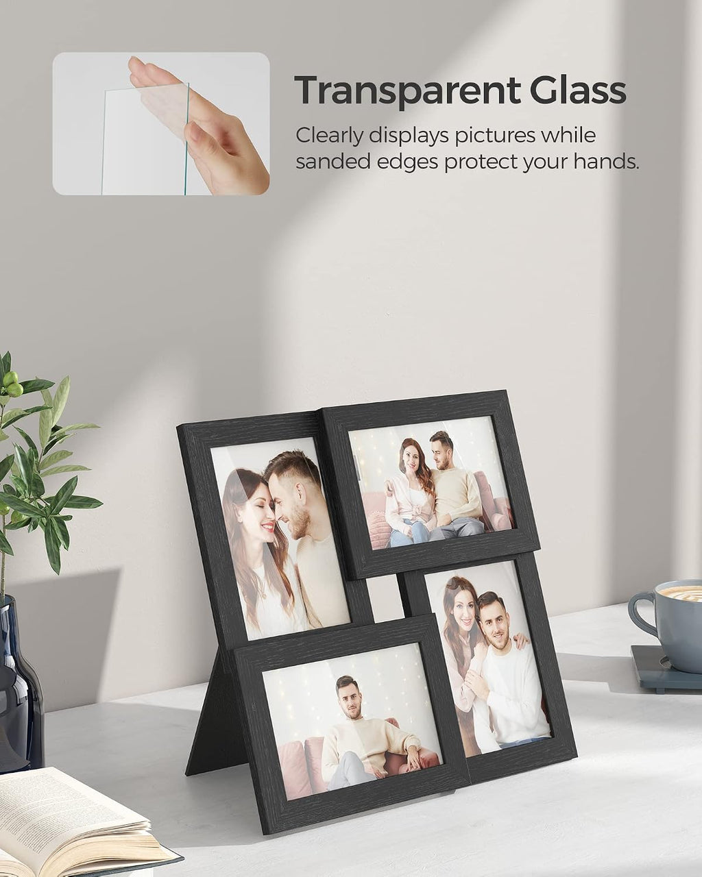 SONGMICS Picture Frames Collage Wall Decor, No Assembly Required