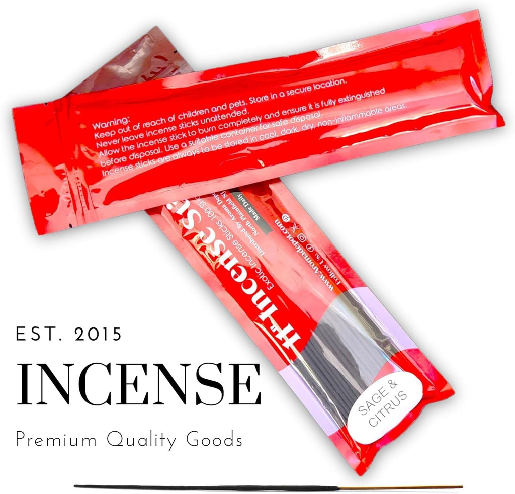Desire Type Most Exotic 11'' Incense Sticks. Approx. 85 to 100 Sticks Per Bundle, Each Natural Stick Burns for 45 mins to 1 Hour Each Long Lasting Guarantee 100% Pure