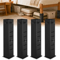 Heavy Duty Dorm Bed Risers, Adjustable Bed Leg Extenders, 4/6/8/10/12 inch