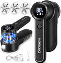 Rechargeable Lint Shaver, Lint Remover with LED Light,3 Extra Blades