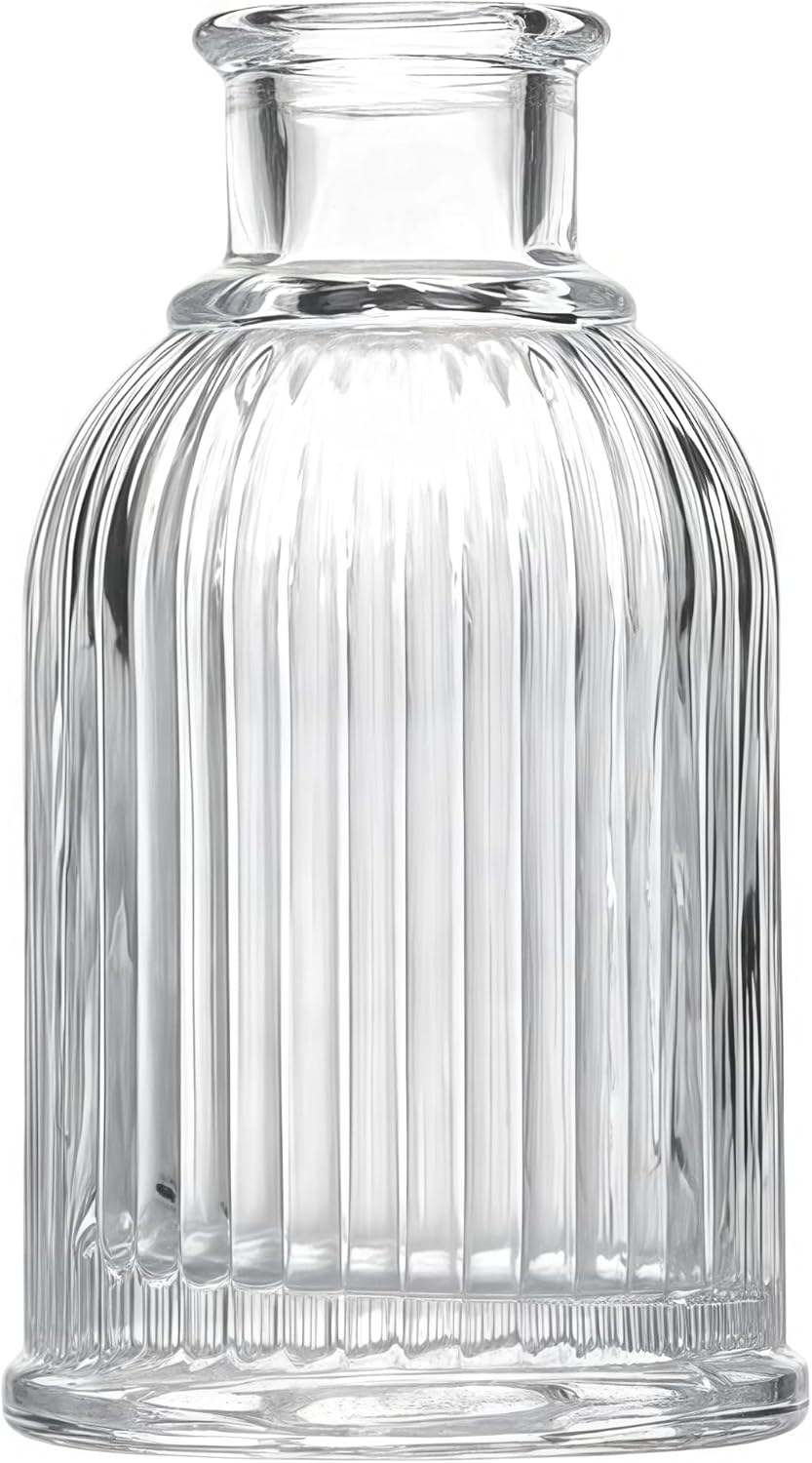 Glass Diffuser Bottles 2.9 High 40ml 1.35 Fl Oz Round Aroma Bottles Diffusers Vase Fragrance Accessories Use for DIY Replacement Reed Diffuser Sets Craft Projects Wedding Party