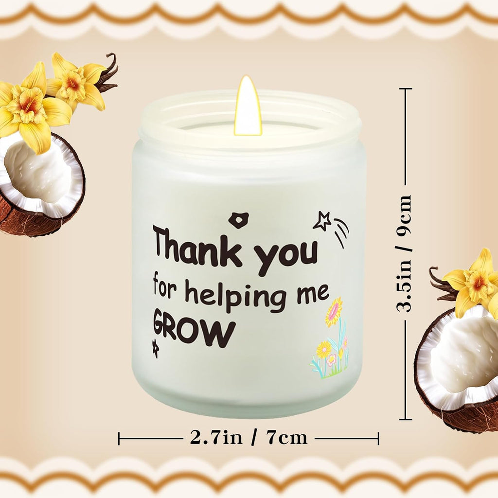 Lihome Teacher Appreciation Gifts - Funny Teacher's Day, Thanksgiving, Birthday, Christmas Gifts, Vanilla Coconut Candles