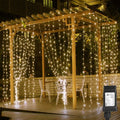 Lighting EVER 594 LED Curtain Lights, 20×10 ft Plug in Hanging Fairy Lights