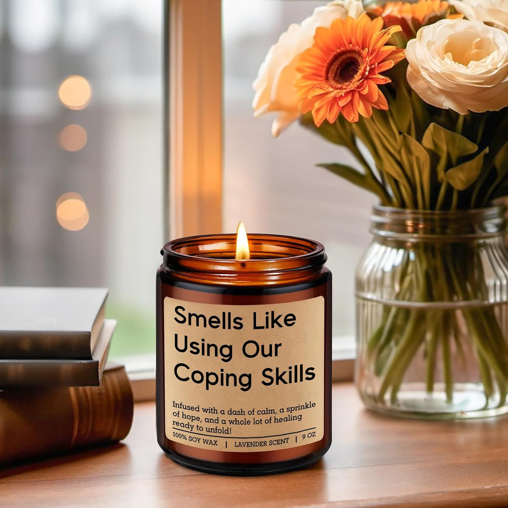LEADO Candle, Therapist Gifts - Mental Health, Graduation, Psychology Gifts