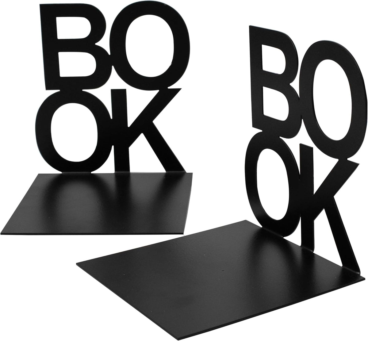 Spillbox Metal Non Slip bookends Book Shelves Shelf Study Table Home Decor Holders Case Bracket Stand Heavy Duty Set Home Office - Book
