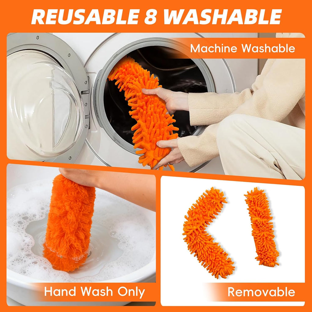 20 Foot High Dusters for Cleaning with 3-12 Foot Heavy Duty Extension Pole