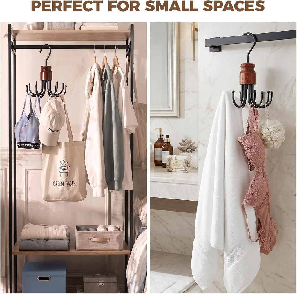 2 Pack Tank Top Hanger, Rotating Bra Organizer for Closet