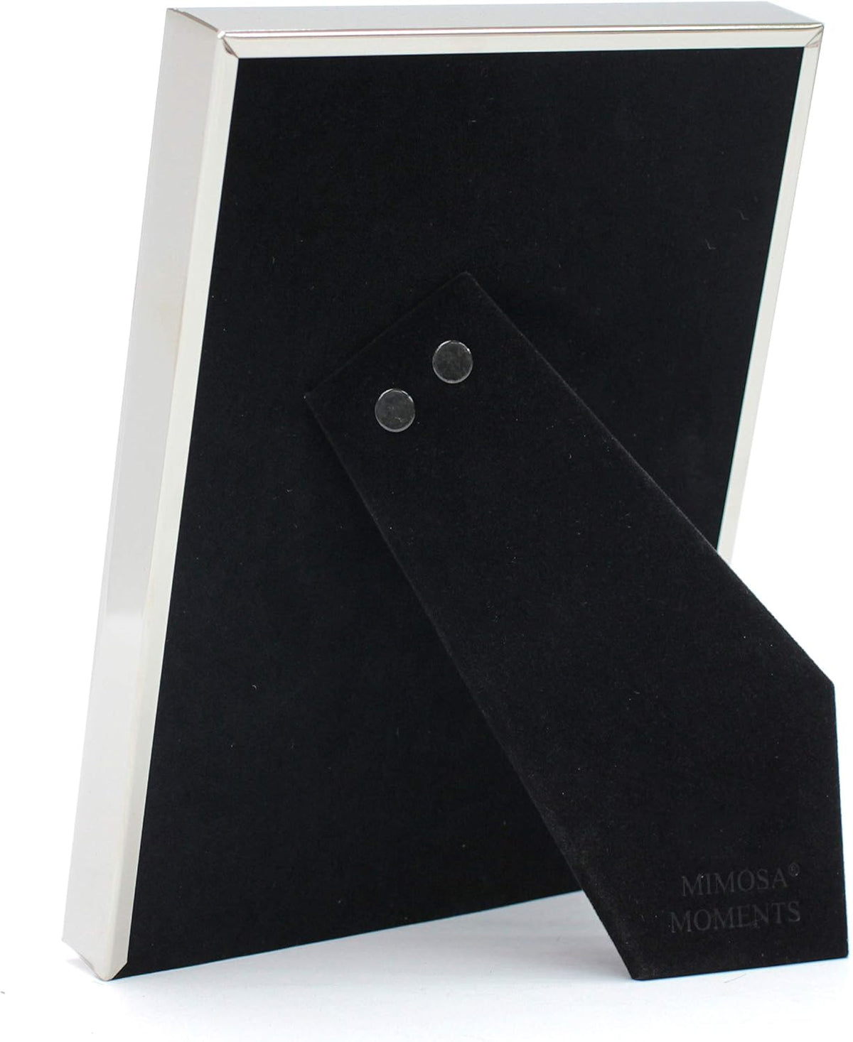 6x8 Silver Shadow Box Metal Picture Frame with 4x6 Photo Mat