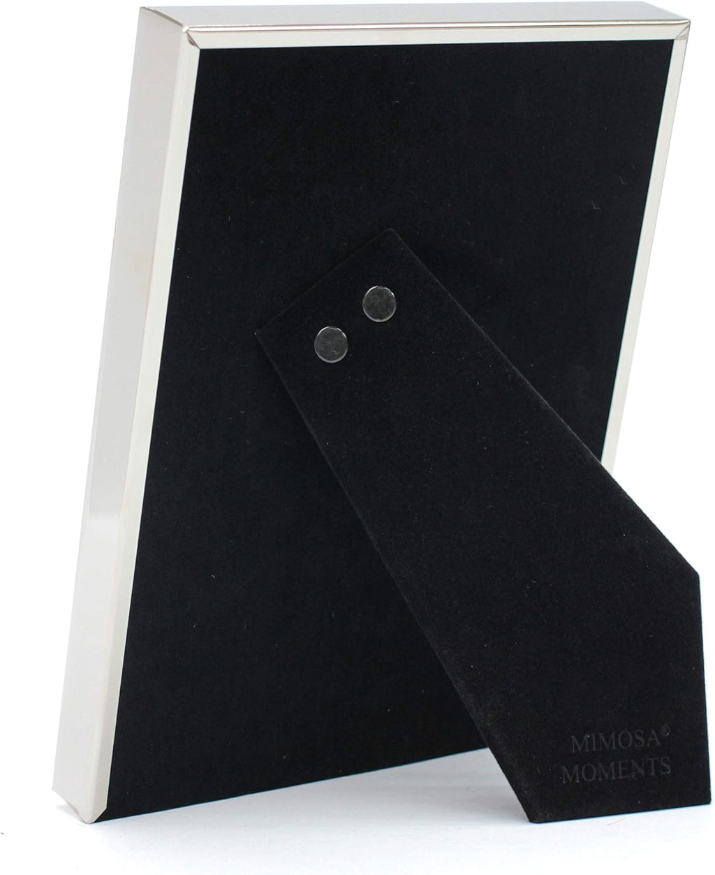 7x9 Silver Shadow Box Metal Picture Frame with 5x7 Photo Mat