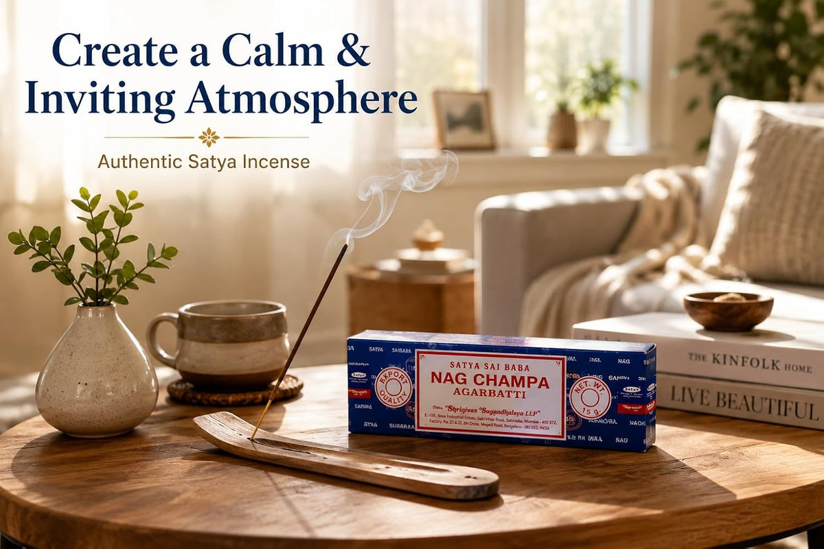 Satya Incense Sticks Variety Pack, Set of 6