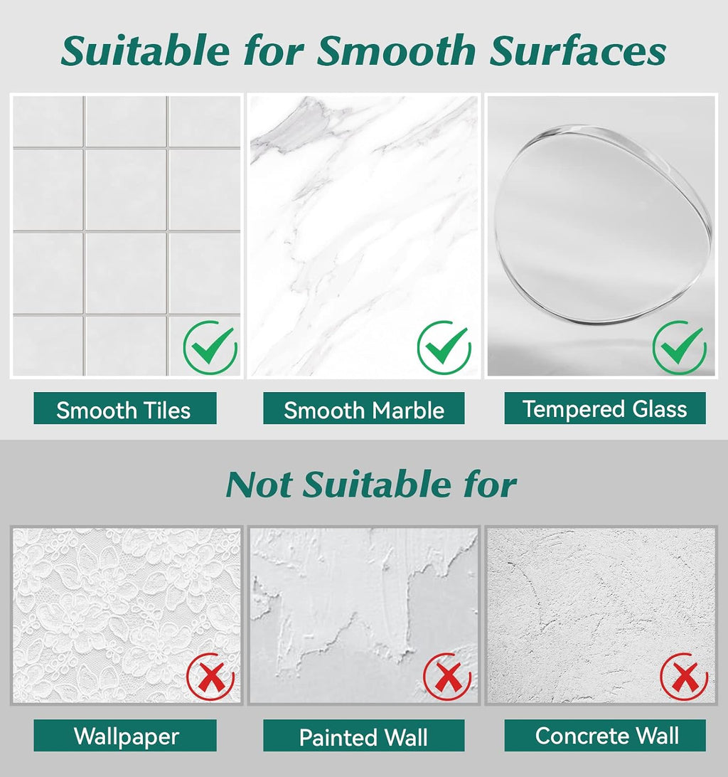 Shower Shelves 5 Pack Clear Acrylic Bathroom Organizer Caddy