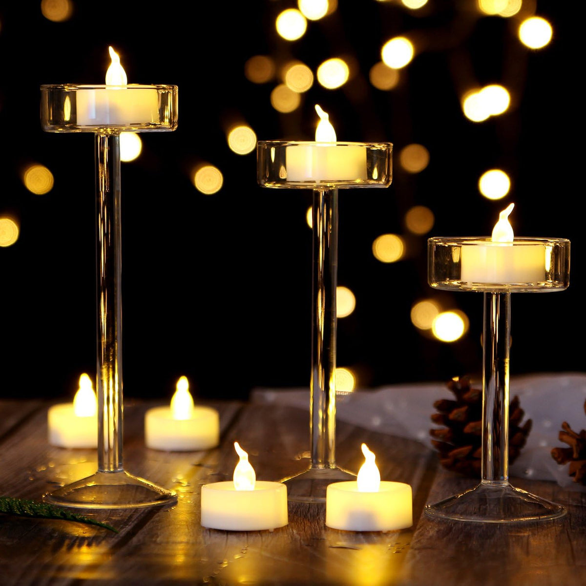 AGPTEK 100 Pack Tea Lights Flameless LED Candles