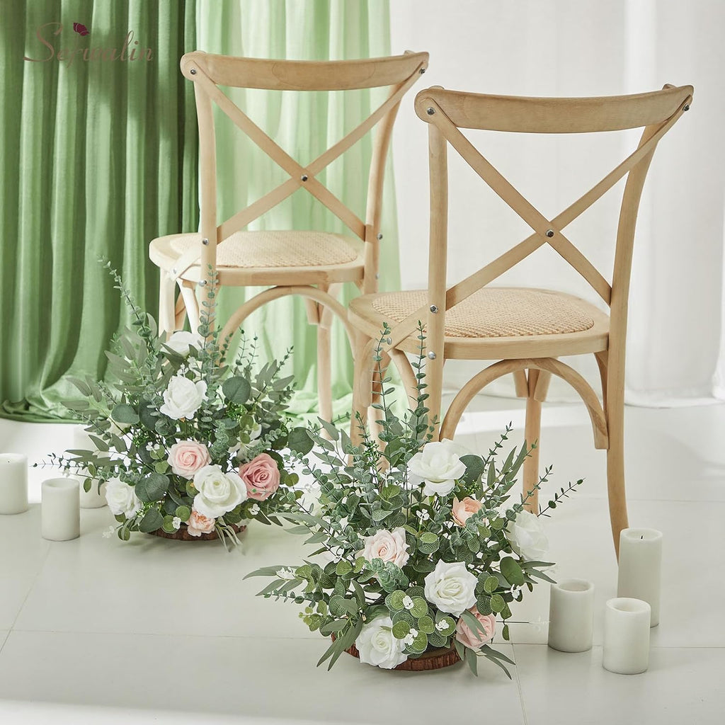 Serwalin 300PCS Mixed Eucalyptus Stems, Greenery Stems for Centerpieces