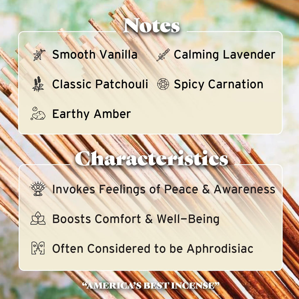 Wild Berry Nirvana 11-Inch Incense Sticks, Hand Dipped, 100 Count