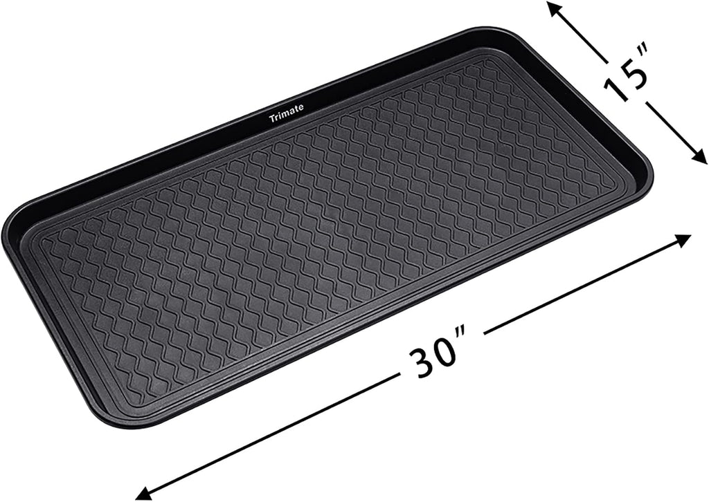 Boot Tray 2 Pack, Large 30"x15" Water Resistant - Shoe & Pet Mat