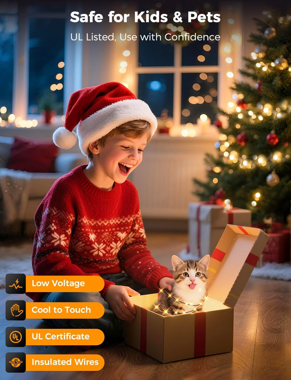 Brightever 360FT 1100 LED Christmas String Lights with Remote