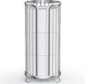 Toilet Paper Holder Stand, Freestanding Toilet Paper Storage,Silver
