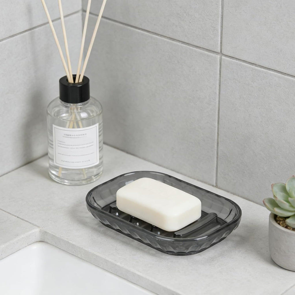 2 Pack Soap Dish Holder for Bar Soap, Bathroom Soap Dishes Bar Soap Holder