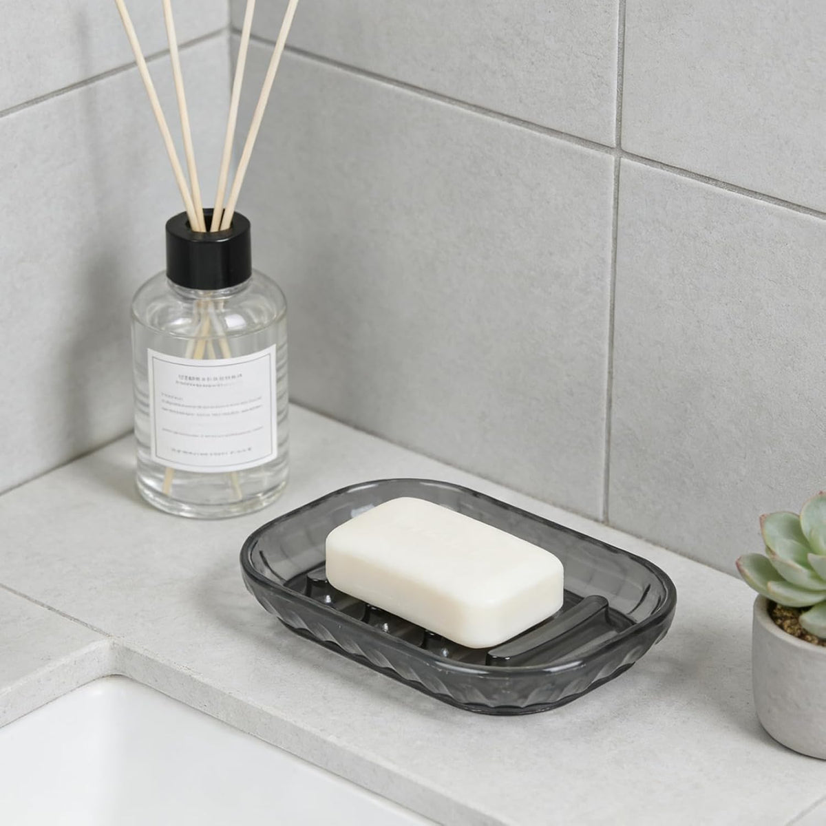 2 Pack Soap Dish Holder for Bar Soap, Bathroom Soap Dishes Bar Soap Holder