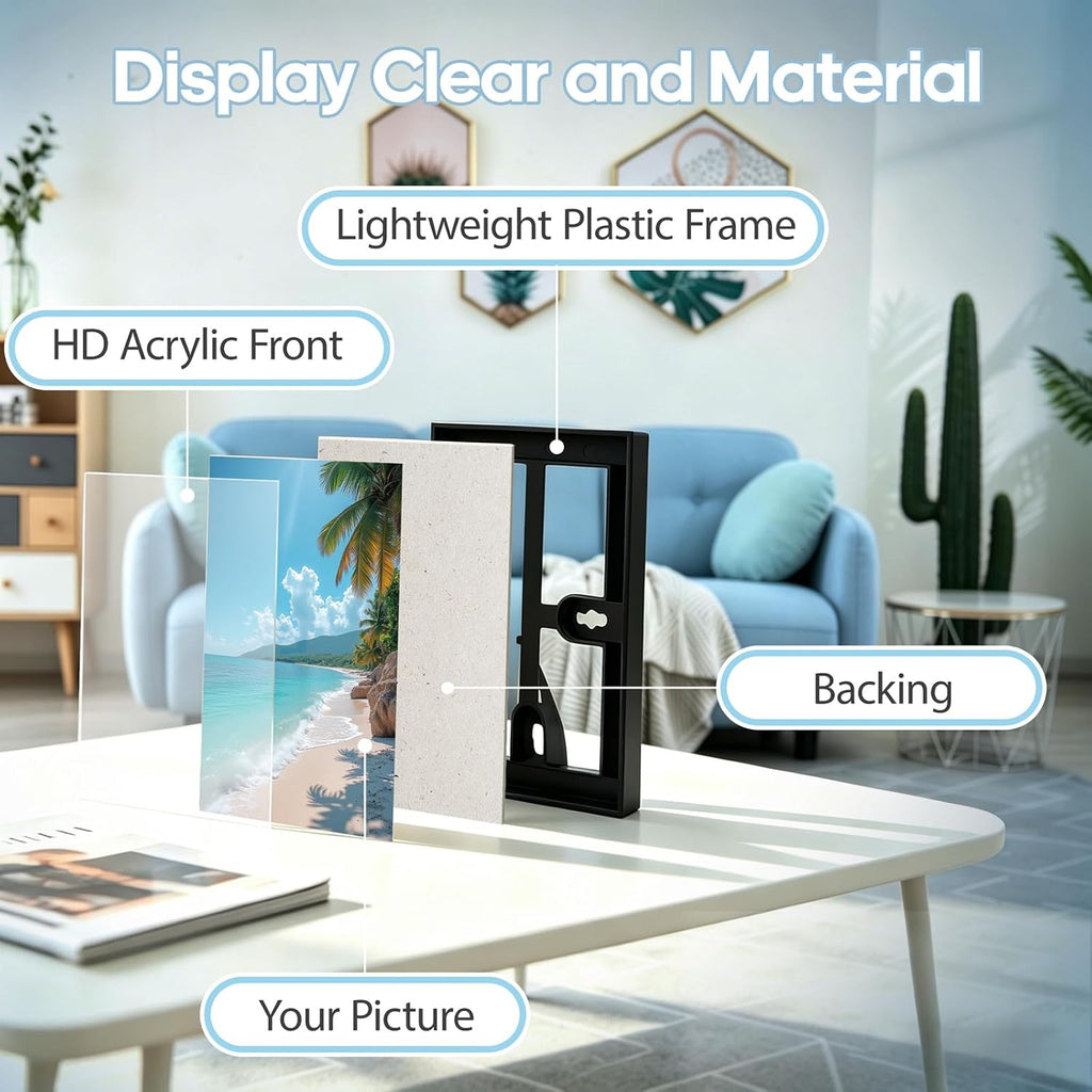 10 Pack Picture Frames Collage Wall Decor